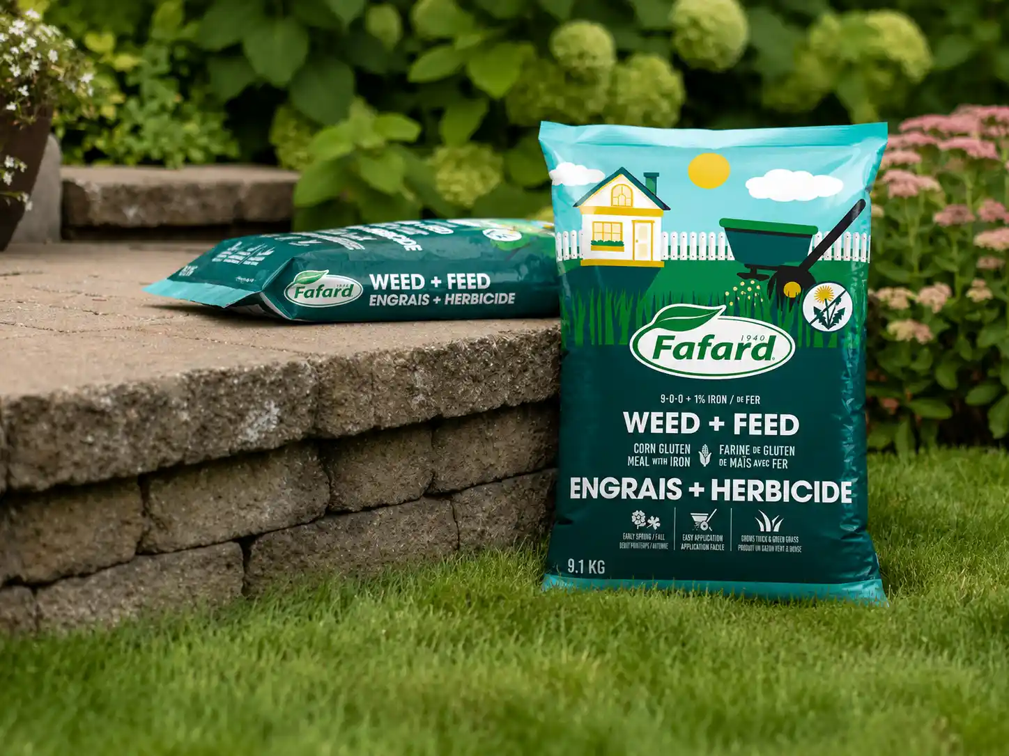 Fafard corn gluten meal lawn